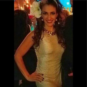 Laundry by Shelli Secal -Gold Metallic with Jewels